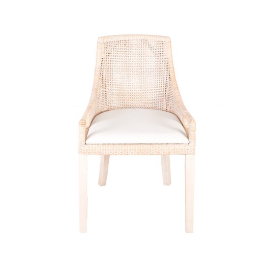Yarra Dining Chair White Wash