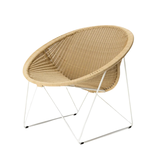 C317 Outdoor Chair Natural & White