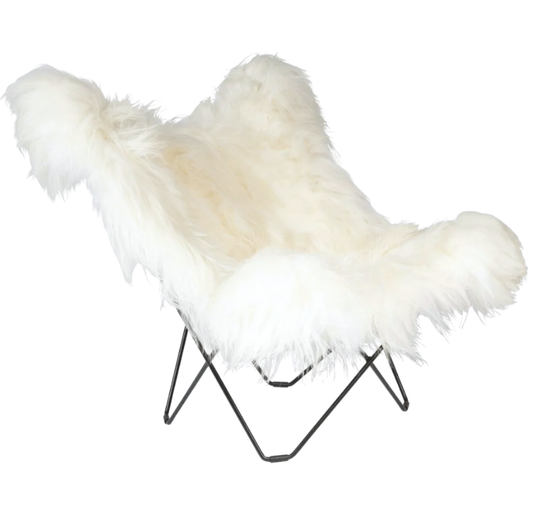Icelandic Wild White Butterfly Chair