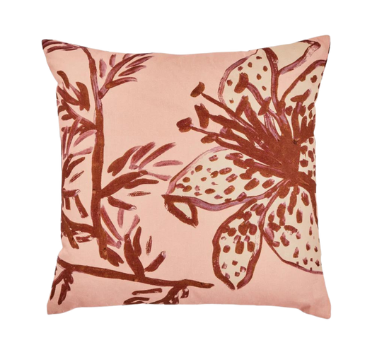 Spotted Tigerlily Cushion