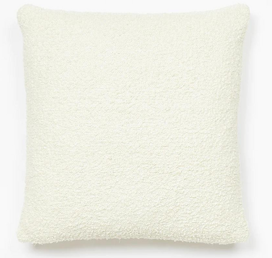 Boucle Cushion White