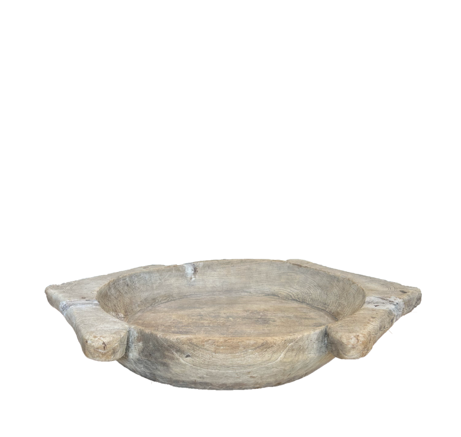 Vintage Wooden Bowl - C