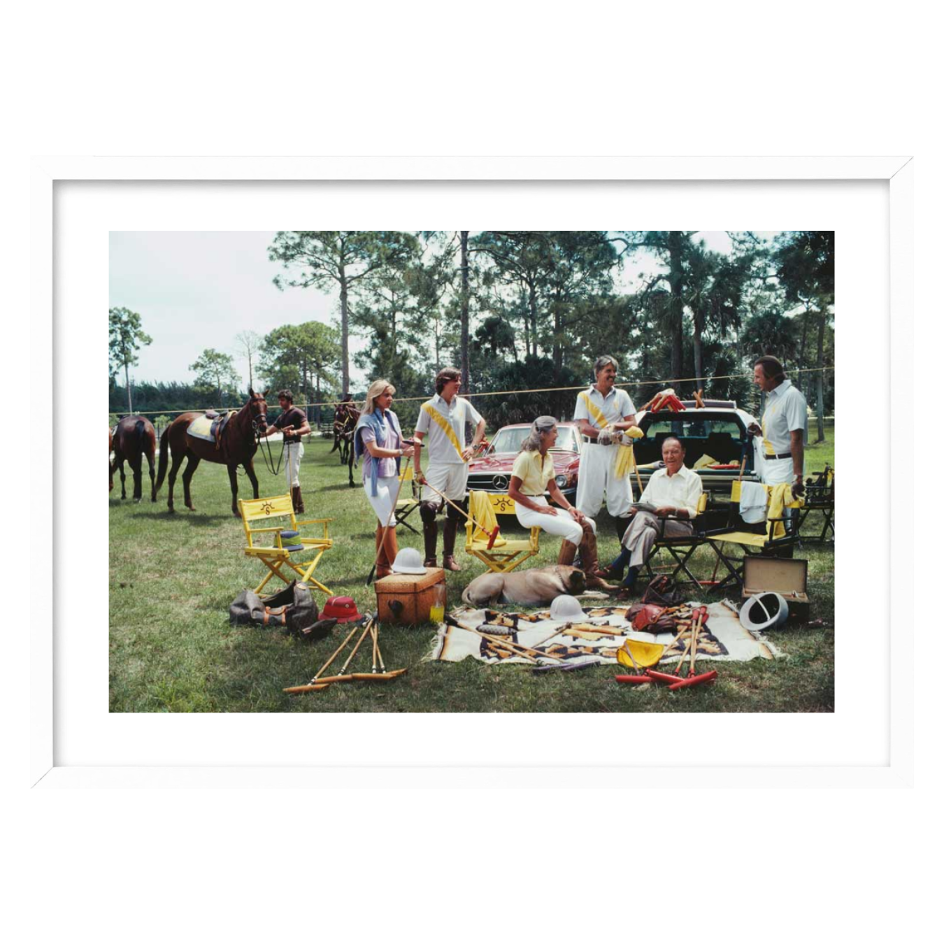 Slim Aarons Polo Party