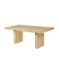 Oak Slab Extension Dining Table