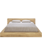 Oak Block Bed