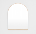 Arch Oak Half Mirror
