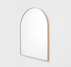 Arch Oak Half Mirror