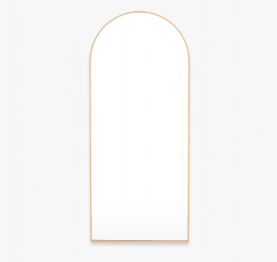 Arch Floor Mirror Oak