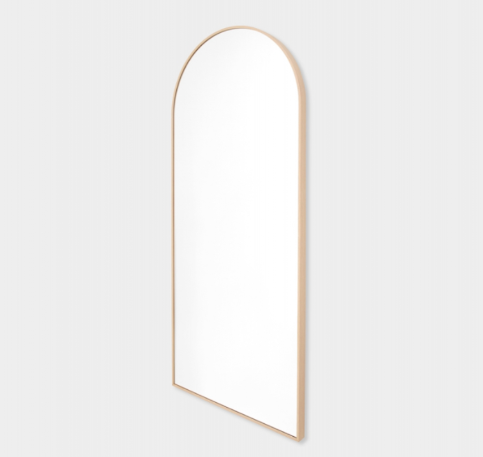 Arch Floor Mirror Oak