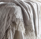 Bedouin Linen Throw Natural