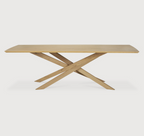 Oak Multi Cross Base Dining Table