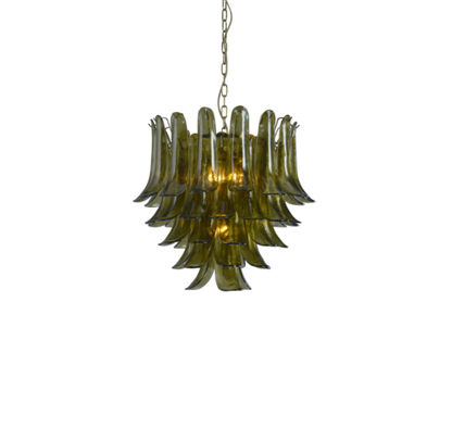 Glass Chandelier Olive