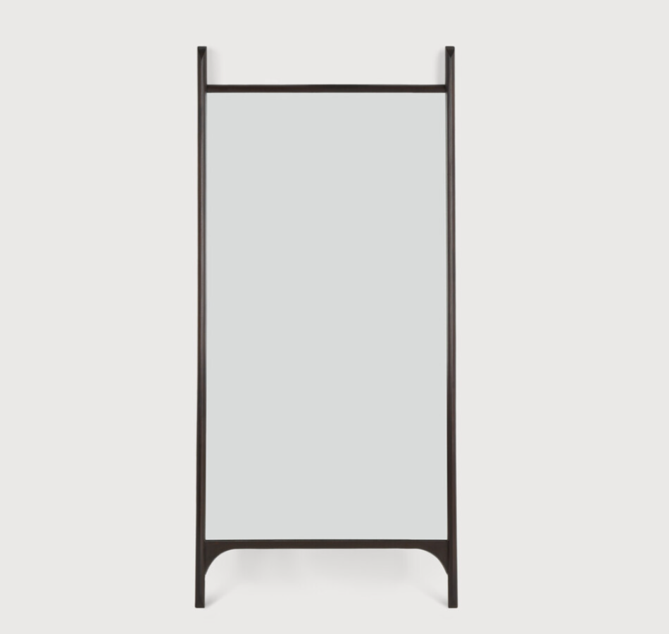 Dark Timber Floor Mirror