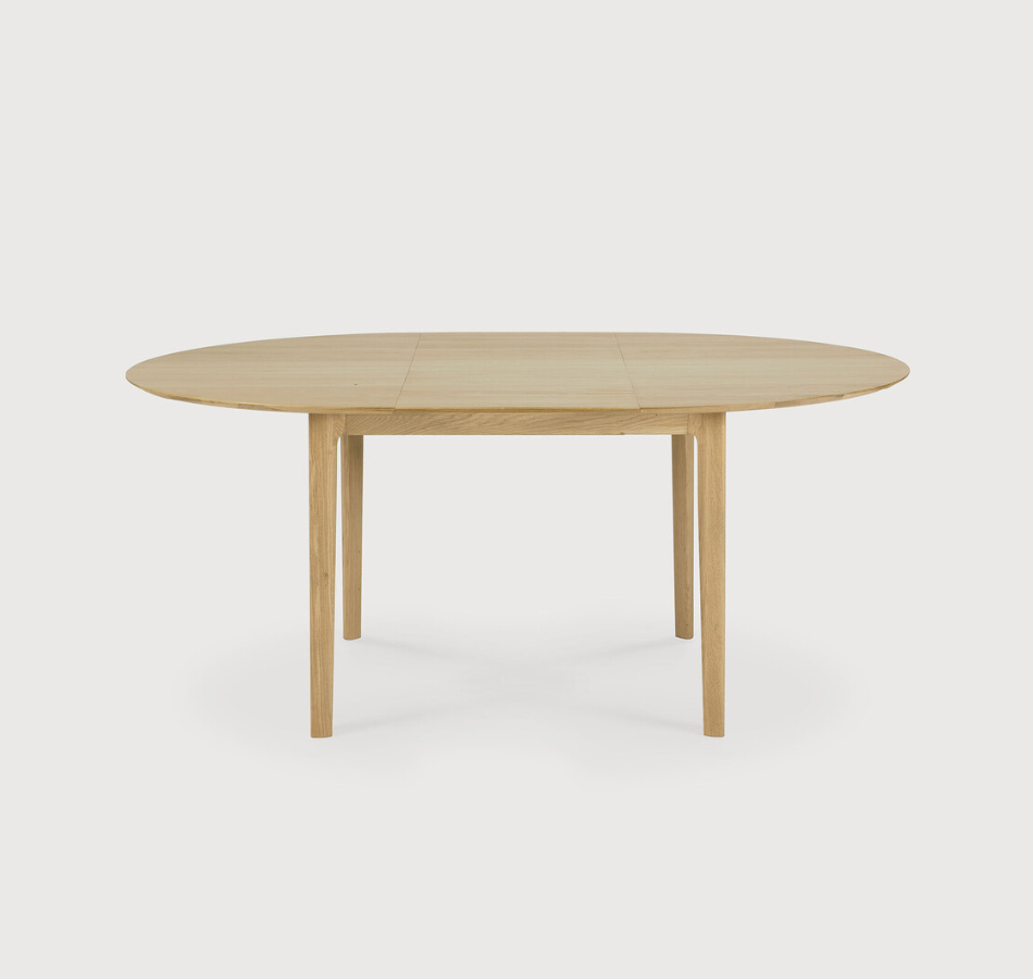 Oak Bocca Round Extension Dining Table