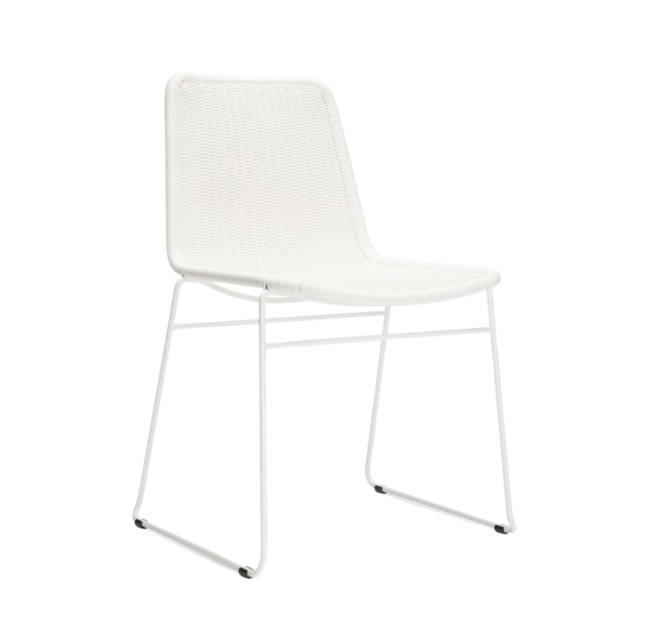 C607 Dining Chair White Outdoor