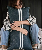Wanderful Rectangle Cushion I Navy