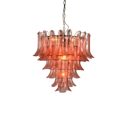 Glass Chandelier Rose