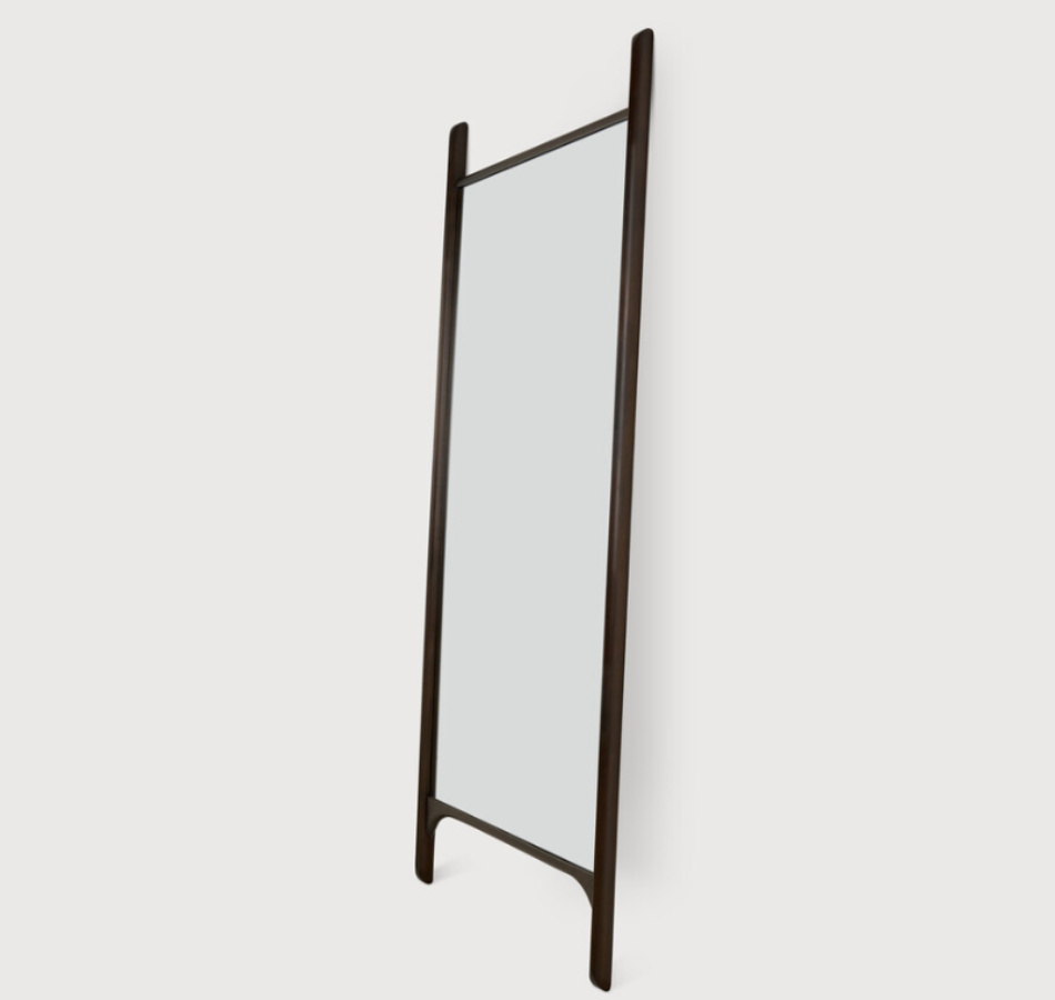Dark Timber Floor Mirror