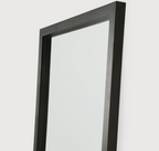 Oak Lightframe Mirror Black