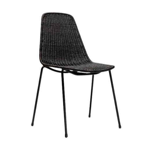Basket Dining Chair Charcoal