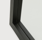 Oak Lightframe Mirror Black