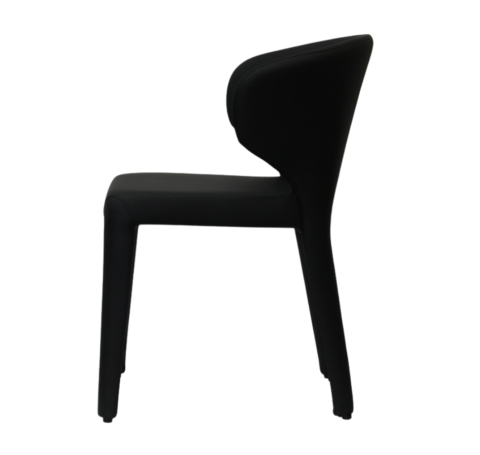 Belle Dining Chair Black (Set of 2)