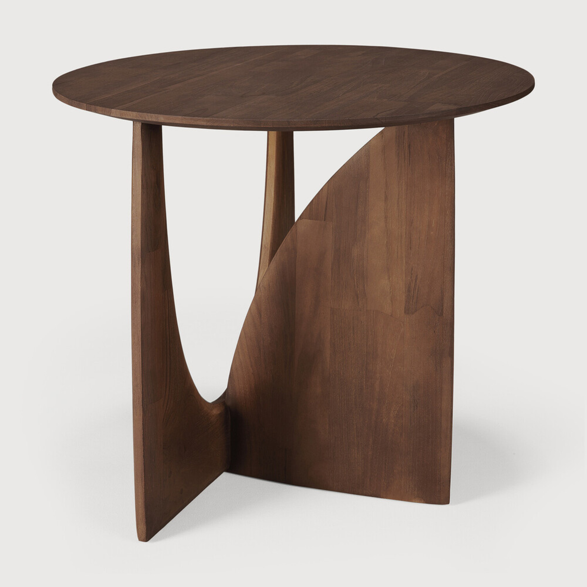 Teak Geo Side Table