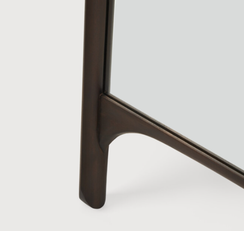 Dark Timber Floor Mirror
