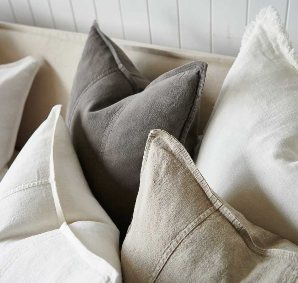 Luca Cushion White