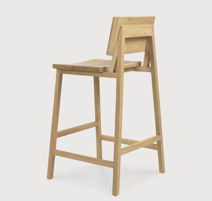 Oak Kitchen Counter Stool