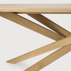 Round Oak Multi Cross Coffee Table