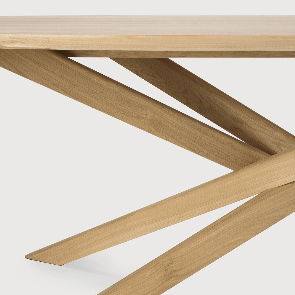 Round Oak Multi Cross Coffee Table