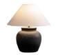 Black Ceramic Stone lamp