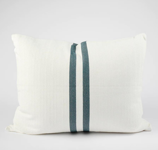 Simpatico Cushion White Navy