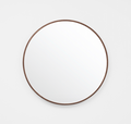 Simplicity Round Mirror Walnut