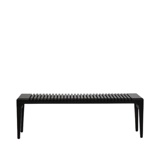 Slatted Bench Charcoal