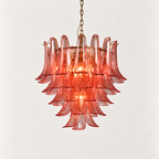 Glass Chandelier Rose