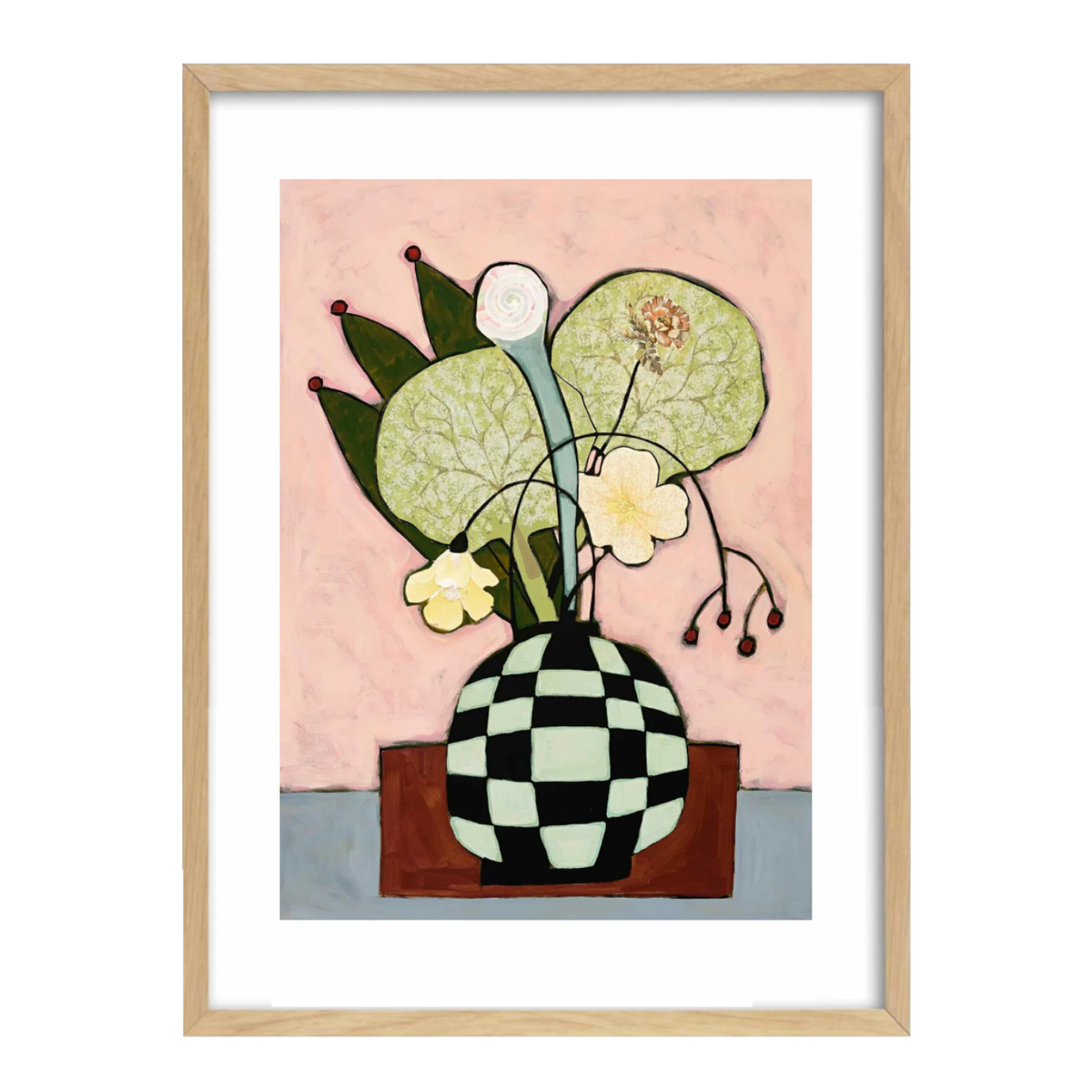 John Baird Green & Black Vase