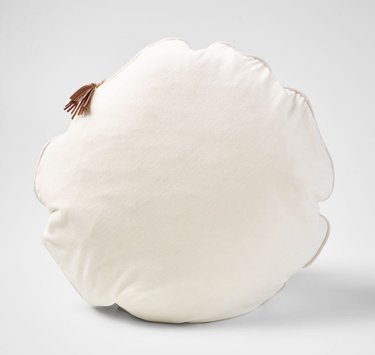 Circlyn Velvet Cushion White