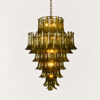 Glass Chandelier Olive