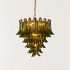 Glass Chandelier Olive