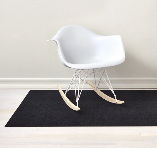 Chilewich Shag Mat Solid Black