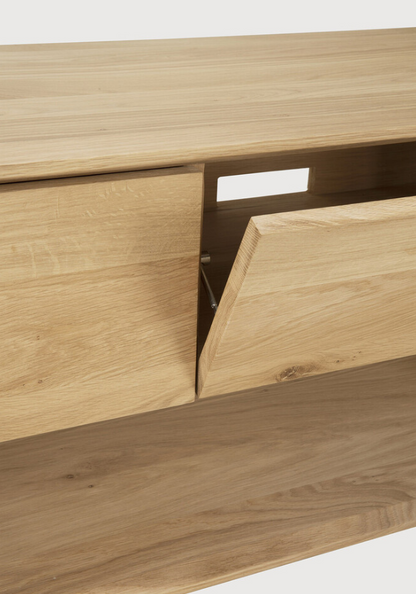 Oak Scandi Entertainment Unit