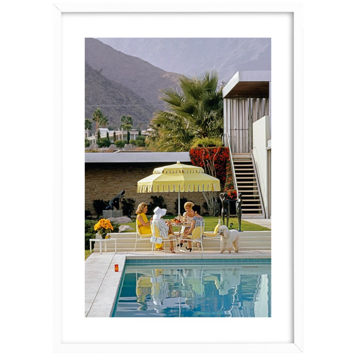 Slim Aarons Poolside Friendship