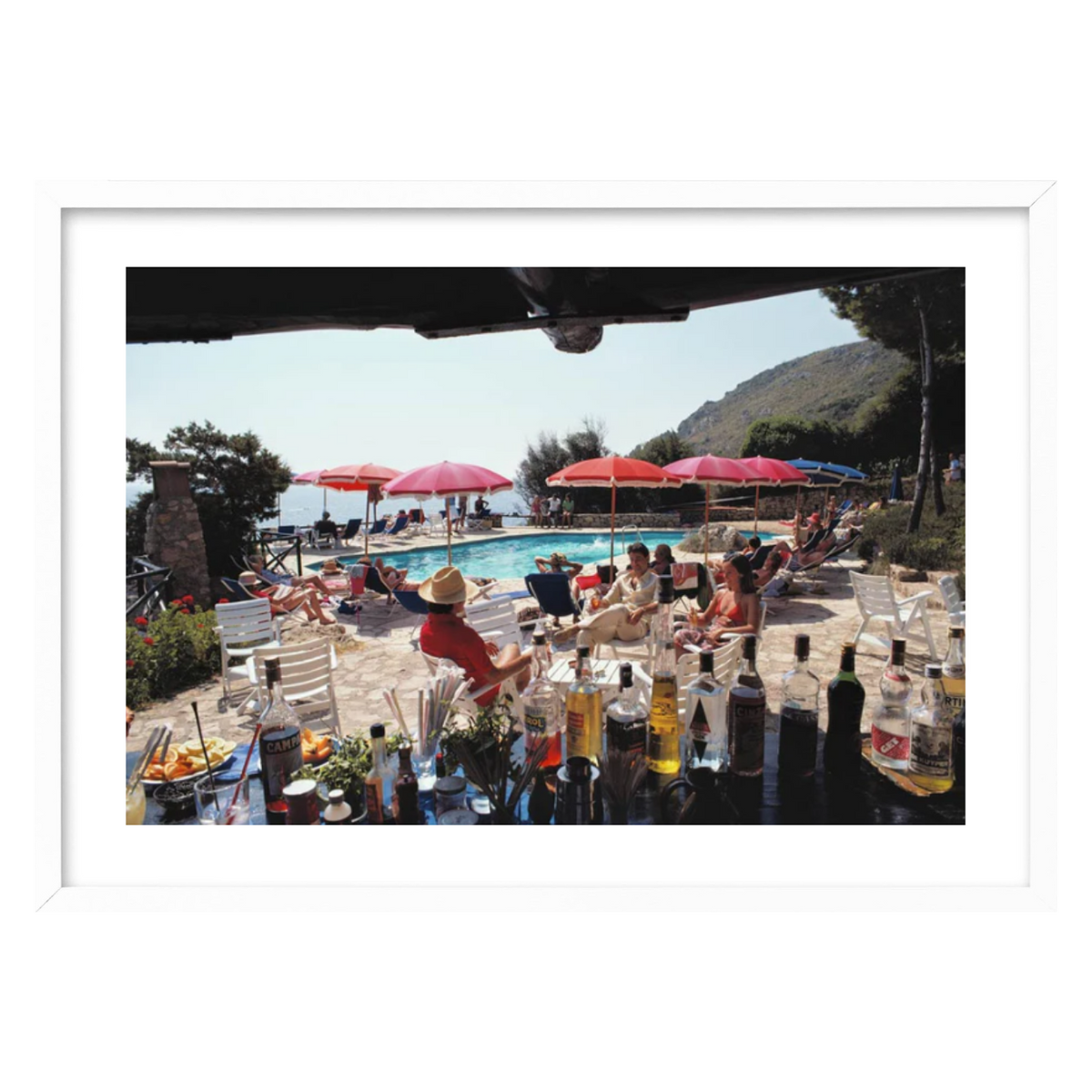 Slim Aarons Poolside Bar