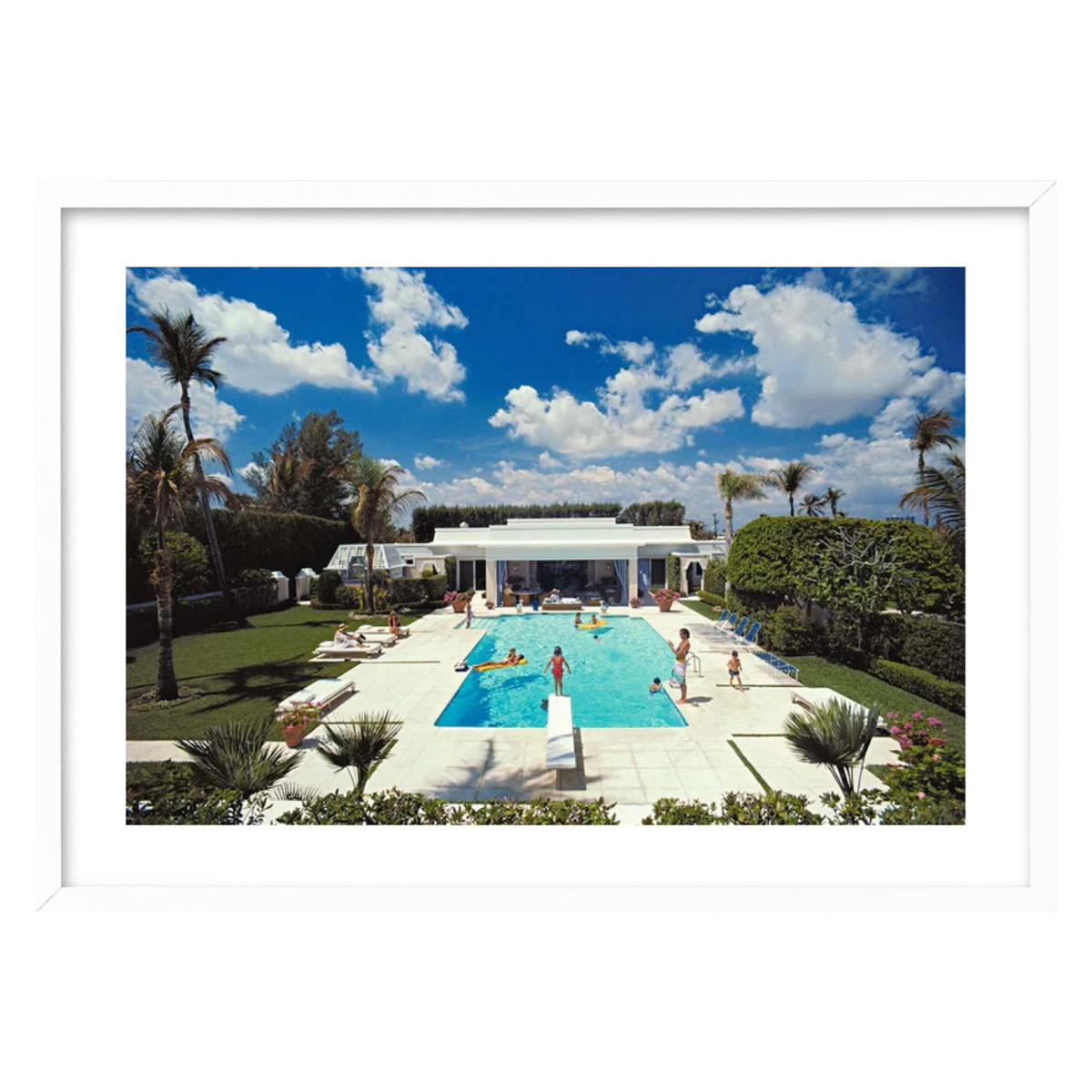 Slim Aarons Pool in Palm Beach