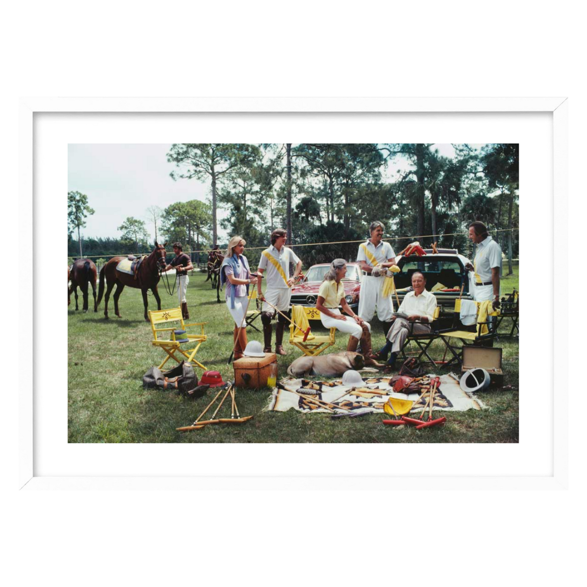 Slim Aarons Polo Party