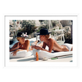 Slim Aarons Sunbathing in Antibes