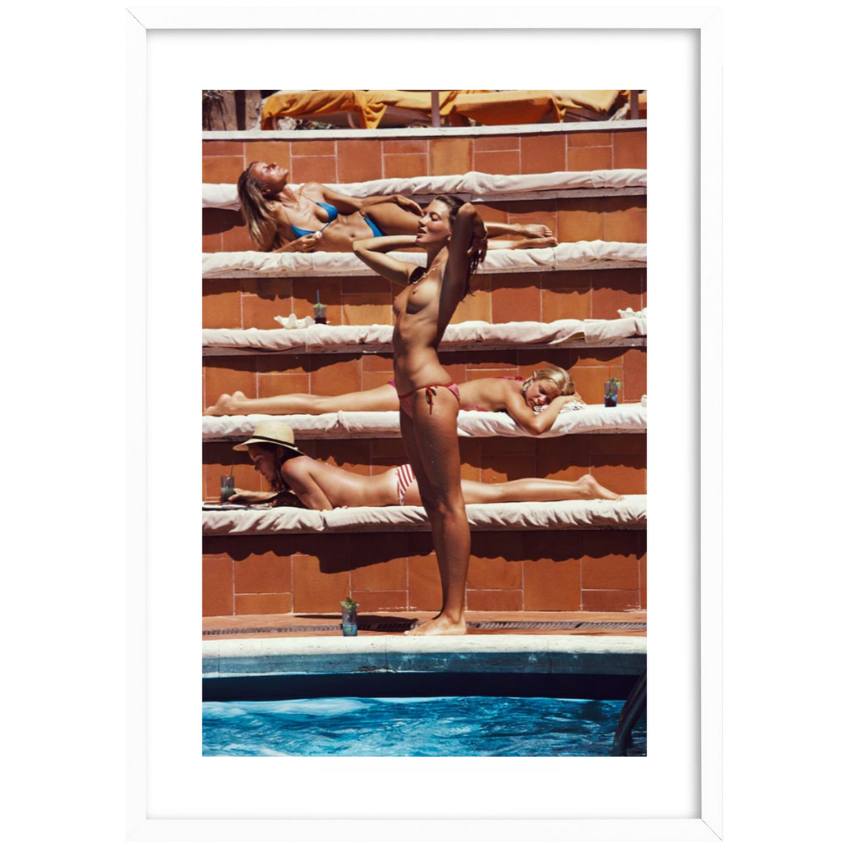 Slim Aarons Sunbathing on Capri