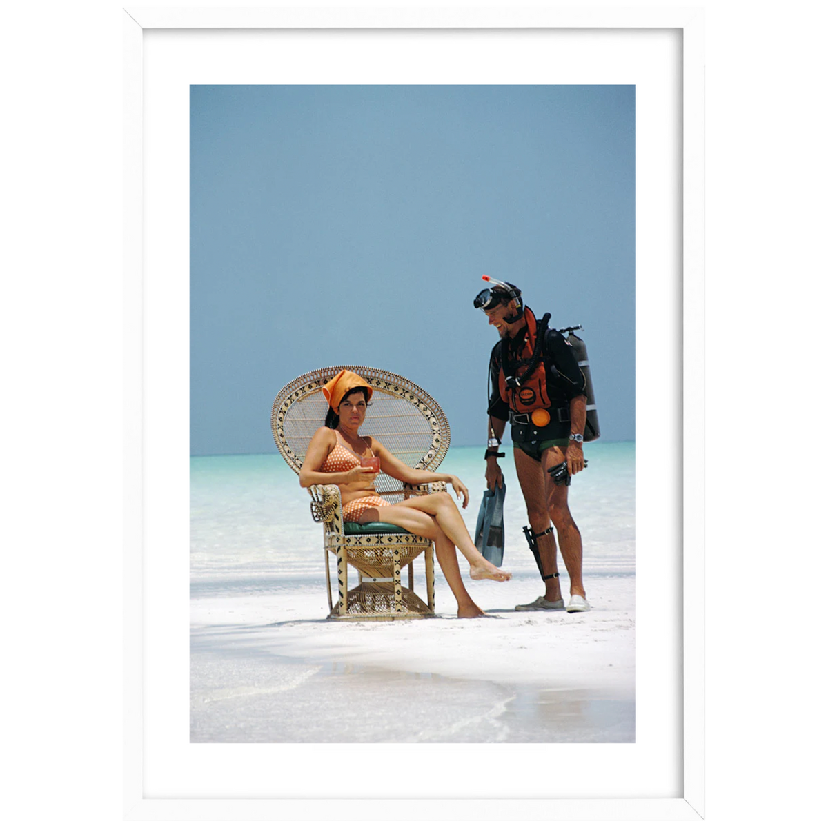Slim Aarons A Friendly Chat
